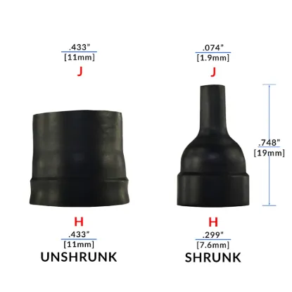 MINIATURE ST, Lipped Boot ASC/ASL/ASU - 204W221-25-G03-0