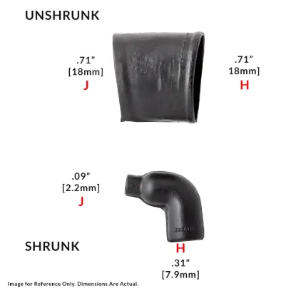 NON Lipped 90° Lipped Boot G06 MOD - 222A111-25-G06-0