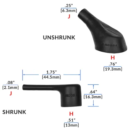 90° Lipped Boot - 222D921-25-0