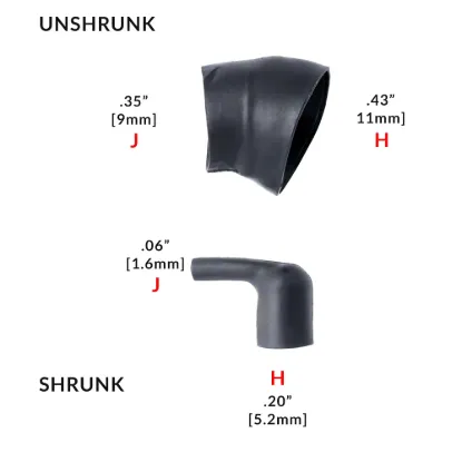 224W201-25-0 90° Lipped Boot