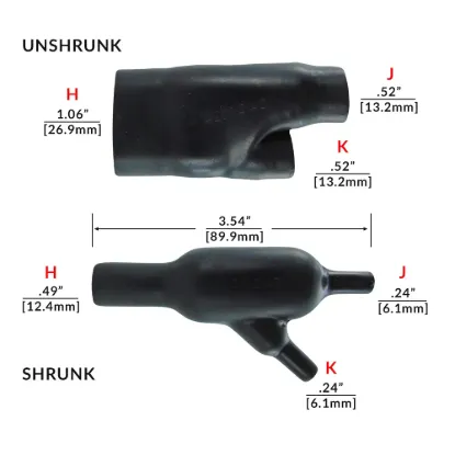 Raychem /TE 45º Heat SHRINKABLE Boot - 342A124-25-0