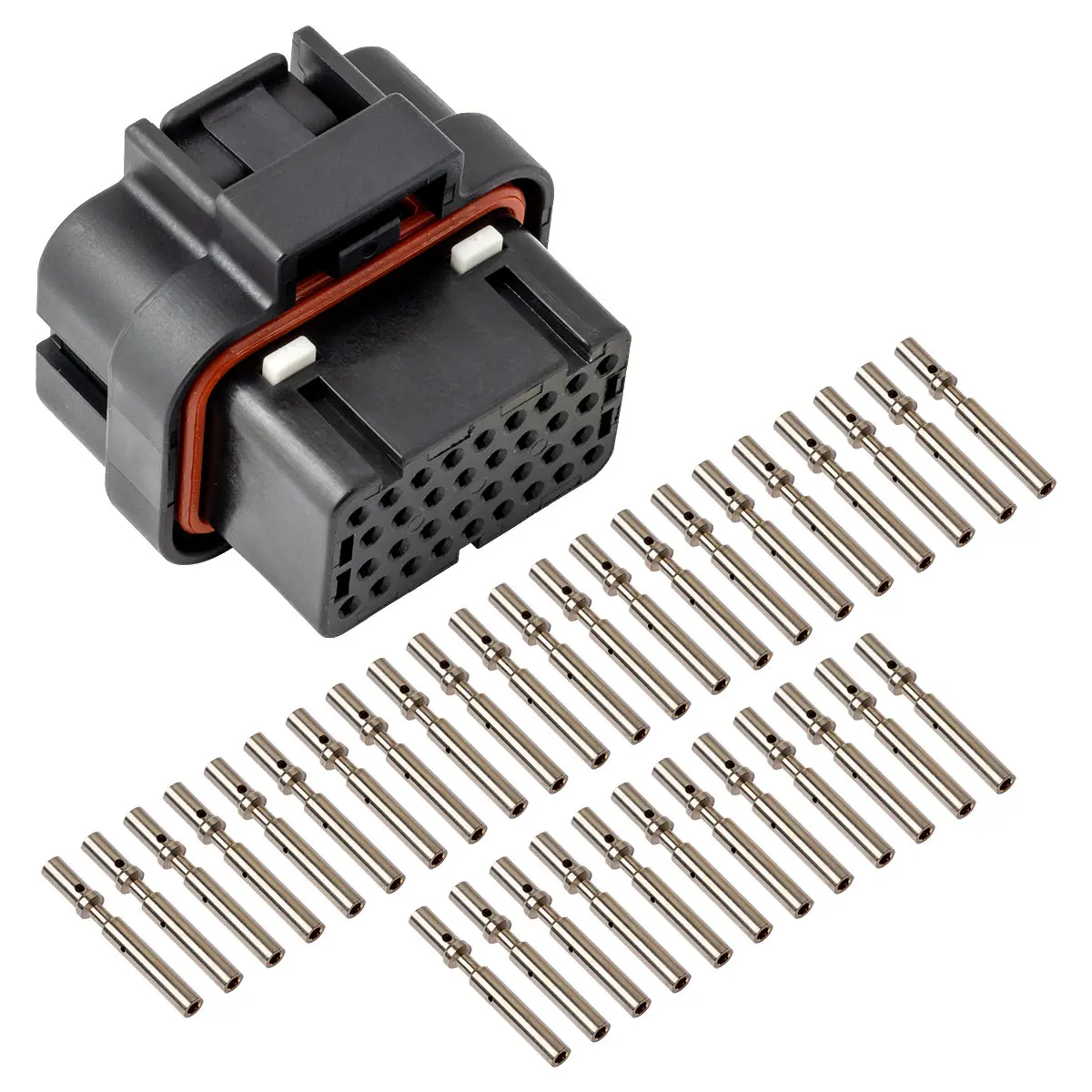 34 Way, Key 1 Kit, Solid Contacts, Nickel - 78100