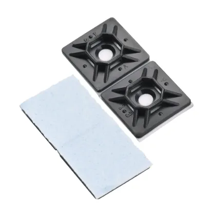 1" Cable TIE MOUNTING PAD 100PCS - AL-MP-1000-0-C