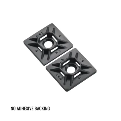 1" Cable TIE MOUNTING PAD NO Adhesive 100PCS - AL-MP-1000-NT-0-C