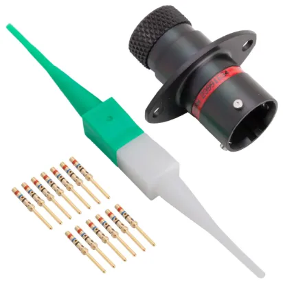 AS,13 Way,FLG,Pin,N Key,Red - AS010-35PN