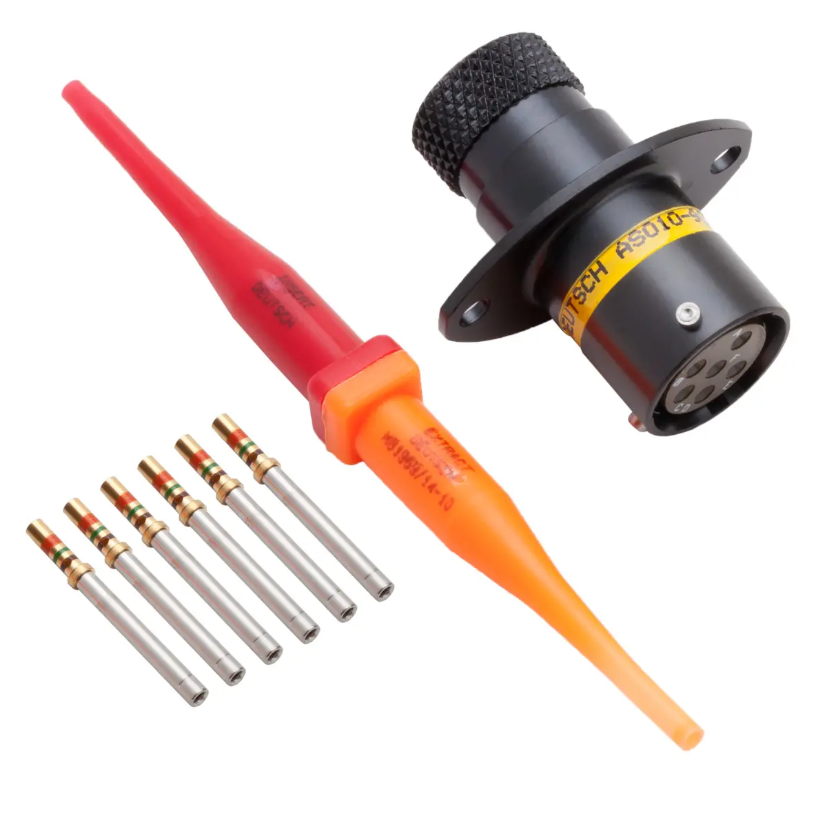 AS,6 Way,FLG,SKT,A Key,Yellow - AS010-98SA