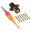 AS,6 Way,FLG,SKT,N Key,Red - AS010-98SN