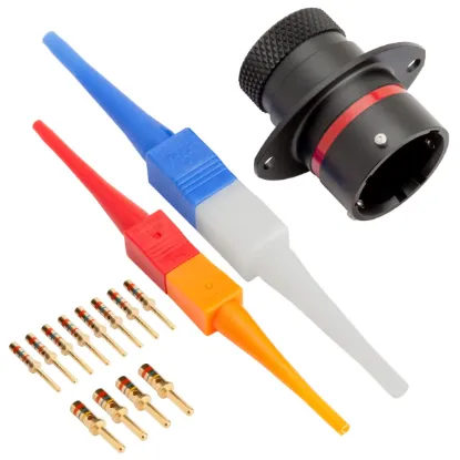 AS,12 Way,FLG,Pin,N Key,Red - AS014-97PN