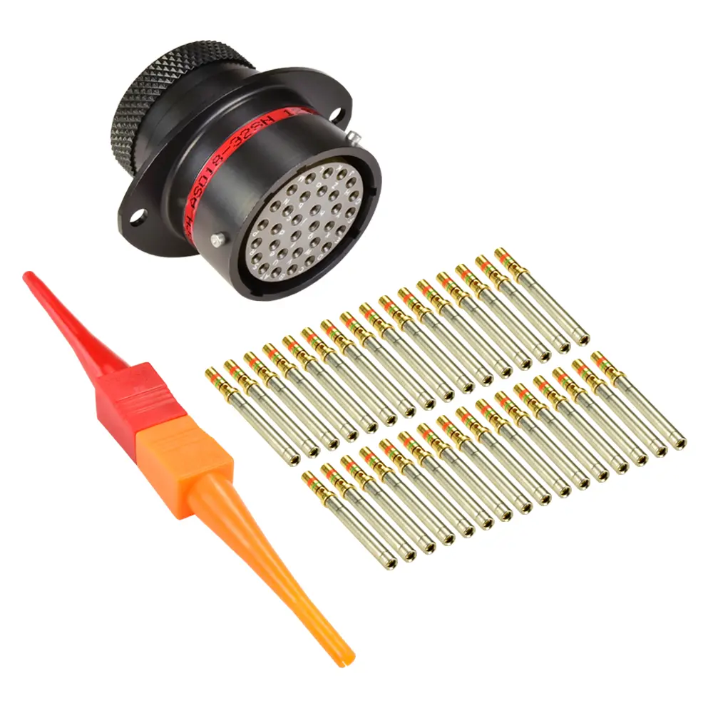 AS,66 Way,FLG,SKT,N Key,Red - AS018-35SN