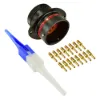 AS,16 Way,FLG,Pin,N Key,Red - AS020-16PN