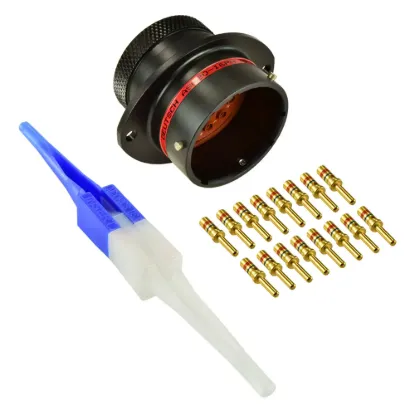 AS,16 Way,FLG,Pin,N Key,Red - AS020-16PN