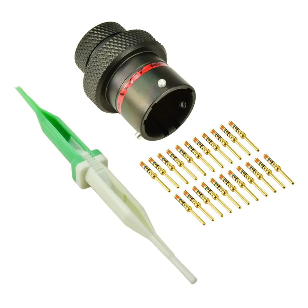AS,22 Way,Inline,Pin,N Key,Red - AS112-35PN