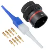 AS,8 Way,Inline,Pin,N Key,Red - AS116-08PN