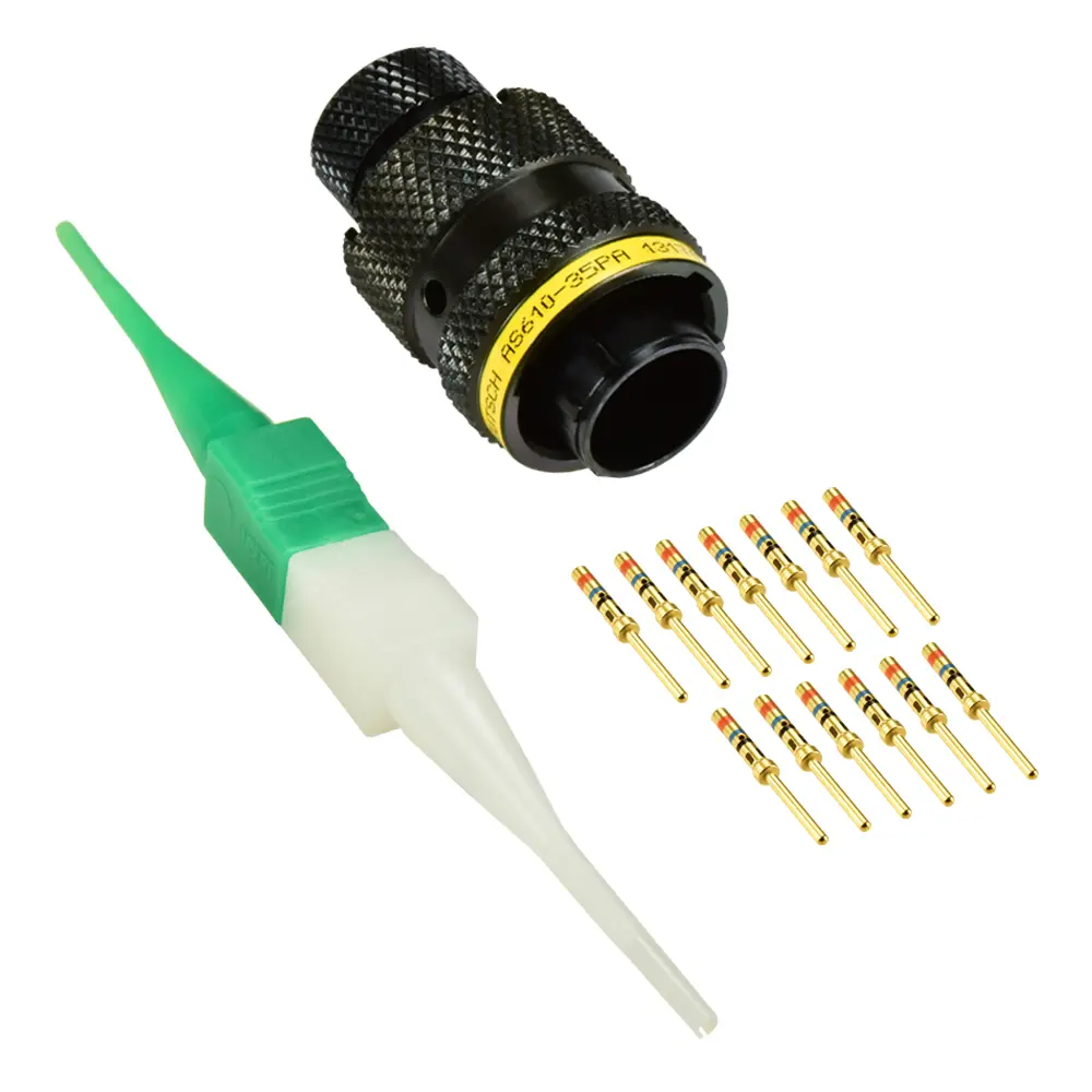 AS,13 Way,PLG,Pin,A Key,Yellow - AS610-35PA