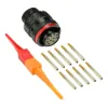 AS,10 Way,PLG,SKT,N Key,Red - AS612-98SN