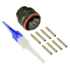 AS,8 Way,PLG,SKT,N Key,Red - AS616-08SN