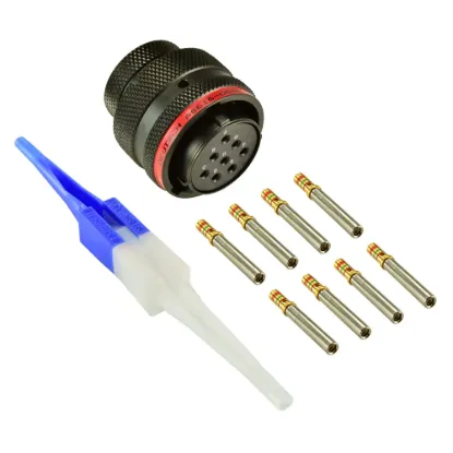 AS,8 Way,PLG,SKT,N Key,Red - AS616-08SN