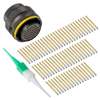 AS,66 Way,PLG,Pin,A Key,Yellow - AS618-35SA