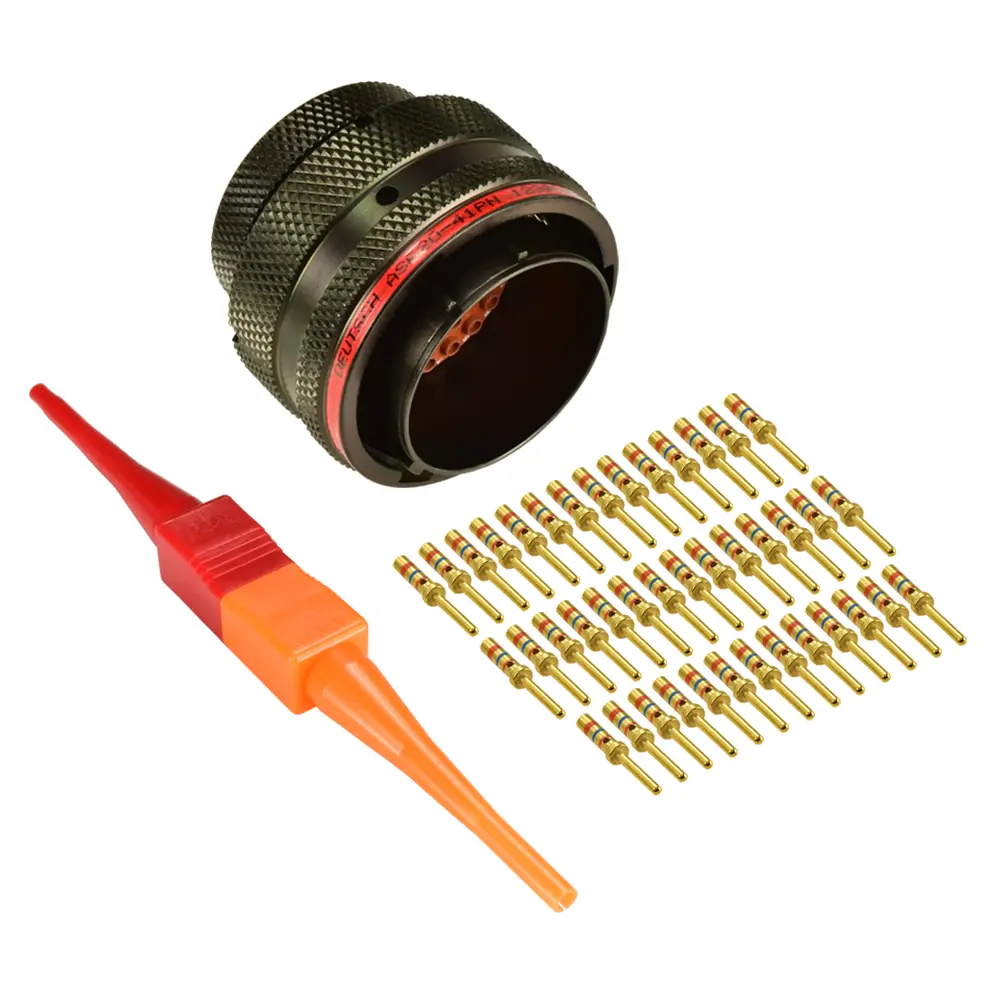 AS,41 Way,PLG,Pin,N Key,Red - AS620-41PN
