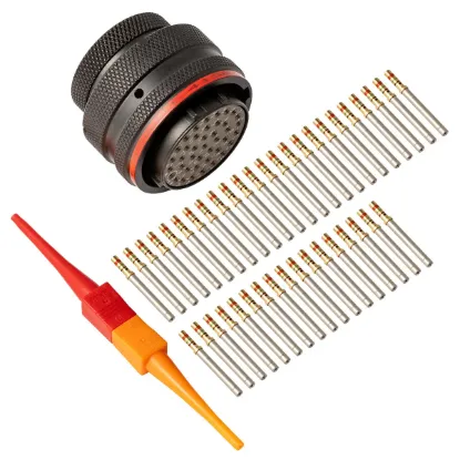 AS,41 Way,PLG,Pin,N Key,Red - AS620-41SN