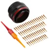 AS,61 Way,PLG,Pin,N Key,Red - AS624-61PN