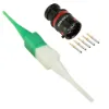 ASL,5 Way,Inline,SKT,N Key,Red - ASL106-05SN-HE