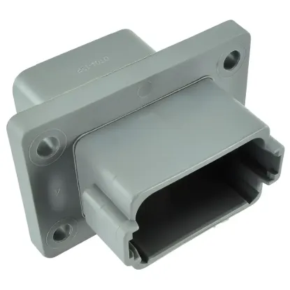 DT 12 Way Flanged Receptacle - DT04-12PA-L012