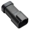 REC, 4P, BLK, BUSBAR, Nickel - DT04-4P-EP13