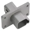 DT 6 Way Flanged Receptacle - DT04-6P-L012