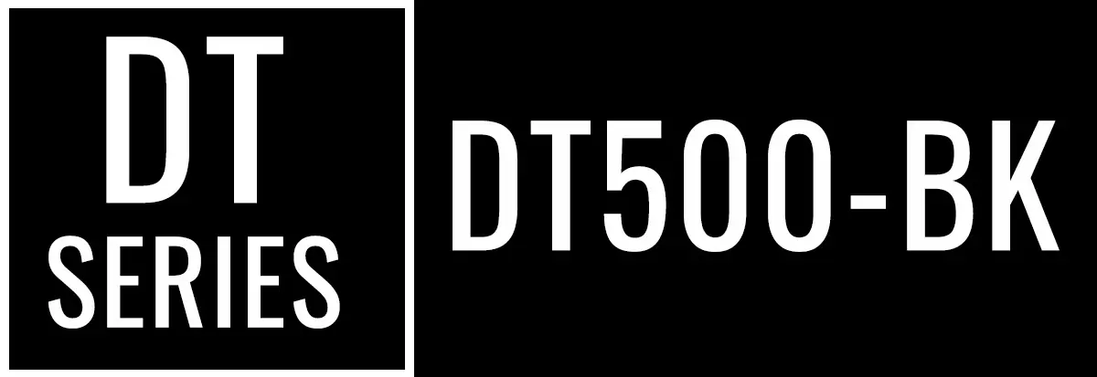 FRONT Label for DT500 Black - DT500-BK-FRONT-LABEL