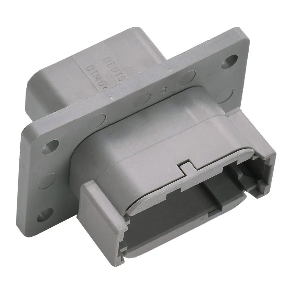 DTM 12 Way Flanged Receptacle Connector - DTM04-12PA-L012
