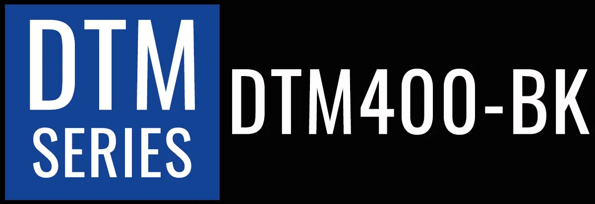 FRONT Label for DTM400-BK Black Kit - DTM400-BK-FRONT-LABEL