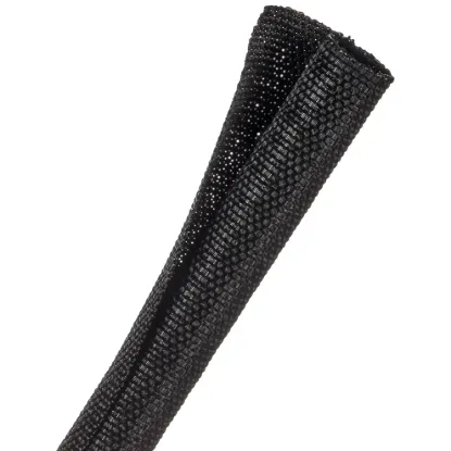 F6, Woven , Split Braid , 1/2" - F6W0.50BK