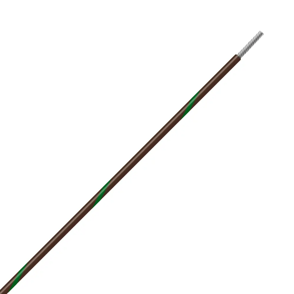 Brown/Green Wire Tefzel 10 AWG - M22759/16-10-15