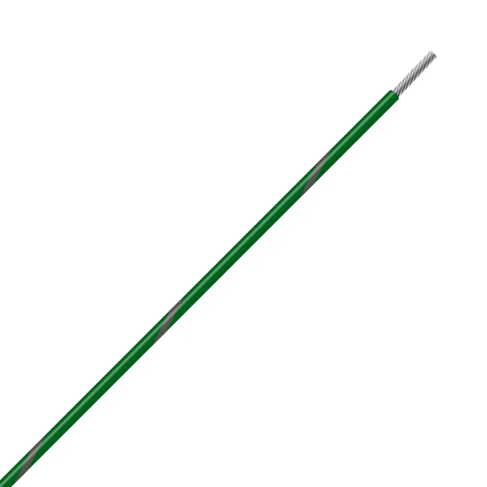 Green/Gray Wire Tefzel 10 AWG - M22759/16-10-58