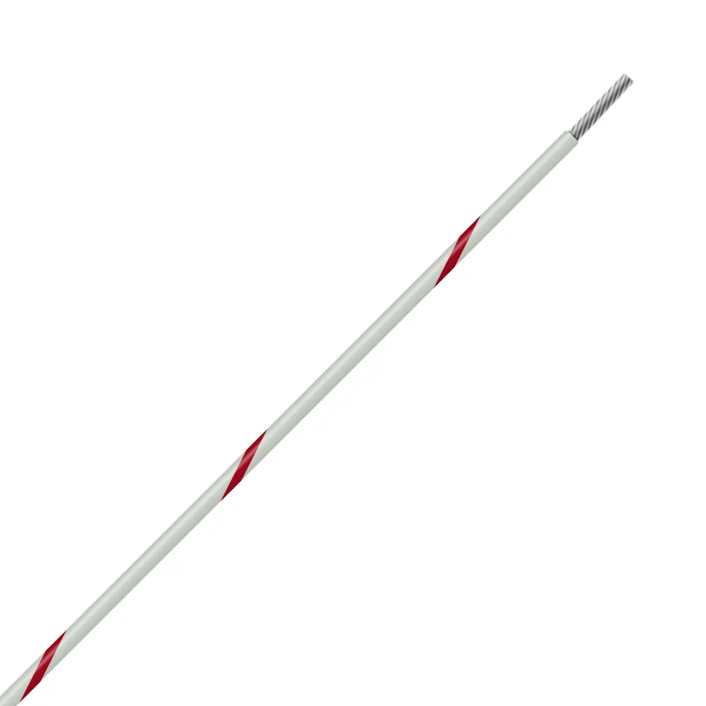 White/Red Wire Tefzel 12 AWG - M22759/16-12-92