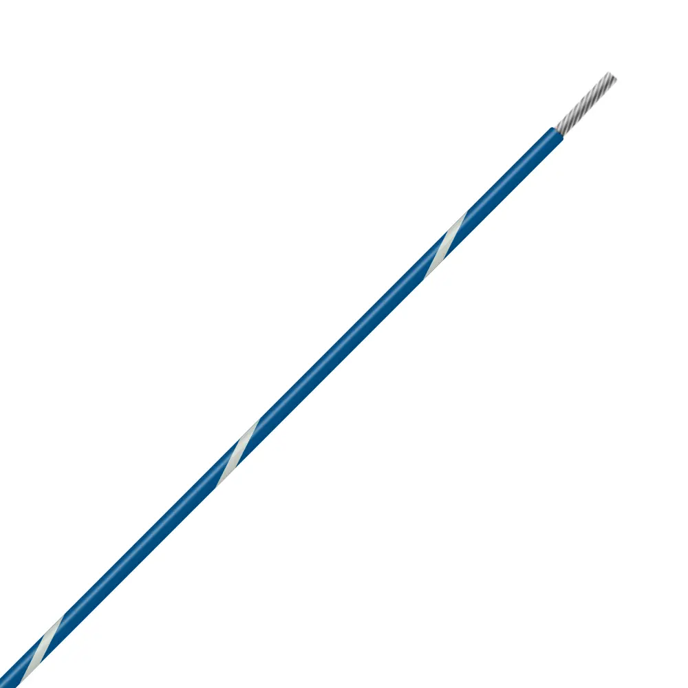 M22759/16-14-69 Blue/White Wire Tefzel 14 AWG
