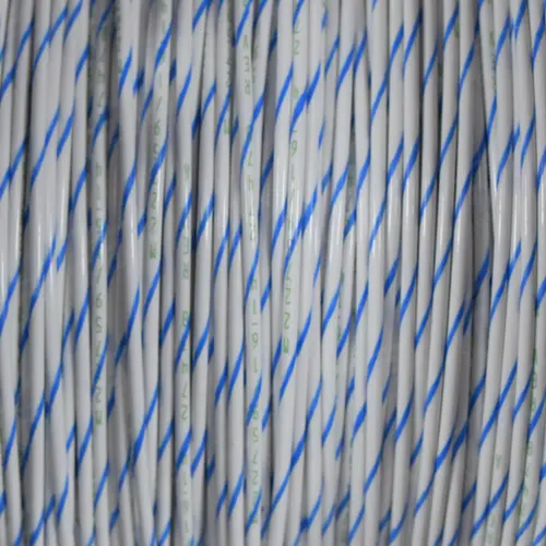 M22759/16-14-96 White/Blue Wire Tefzel 14 AWG