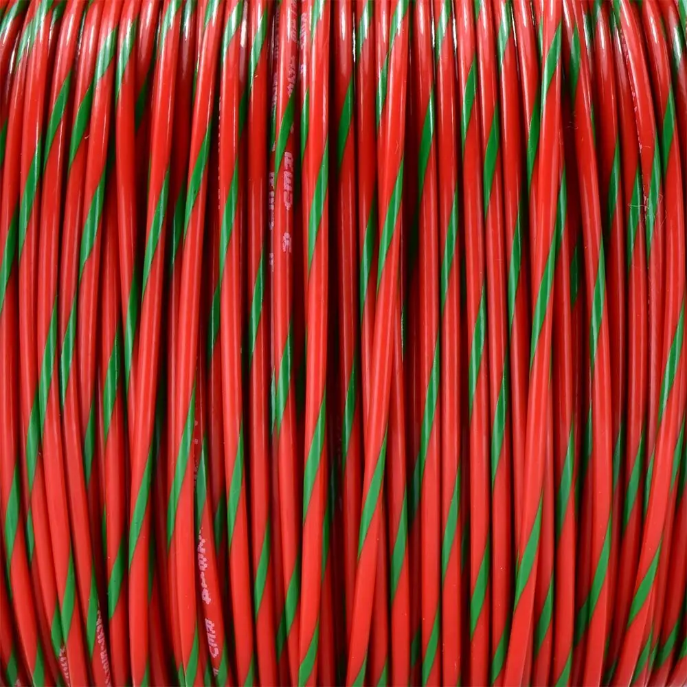 M22759/16-16-25 Red/Green Wire Tefzel 16 AWG