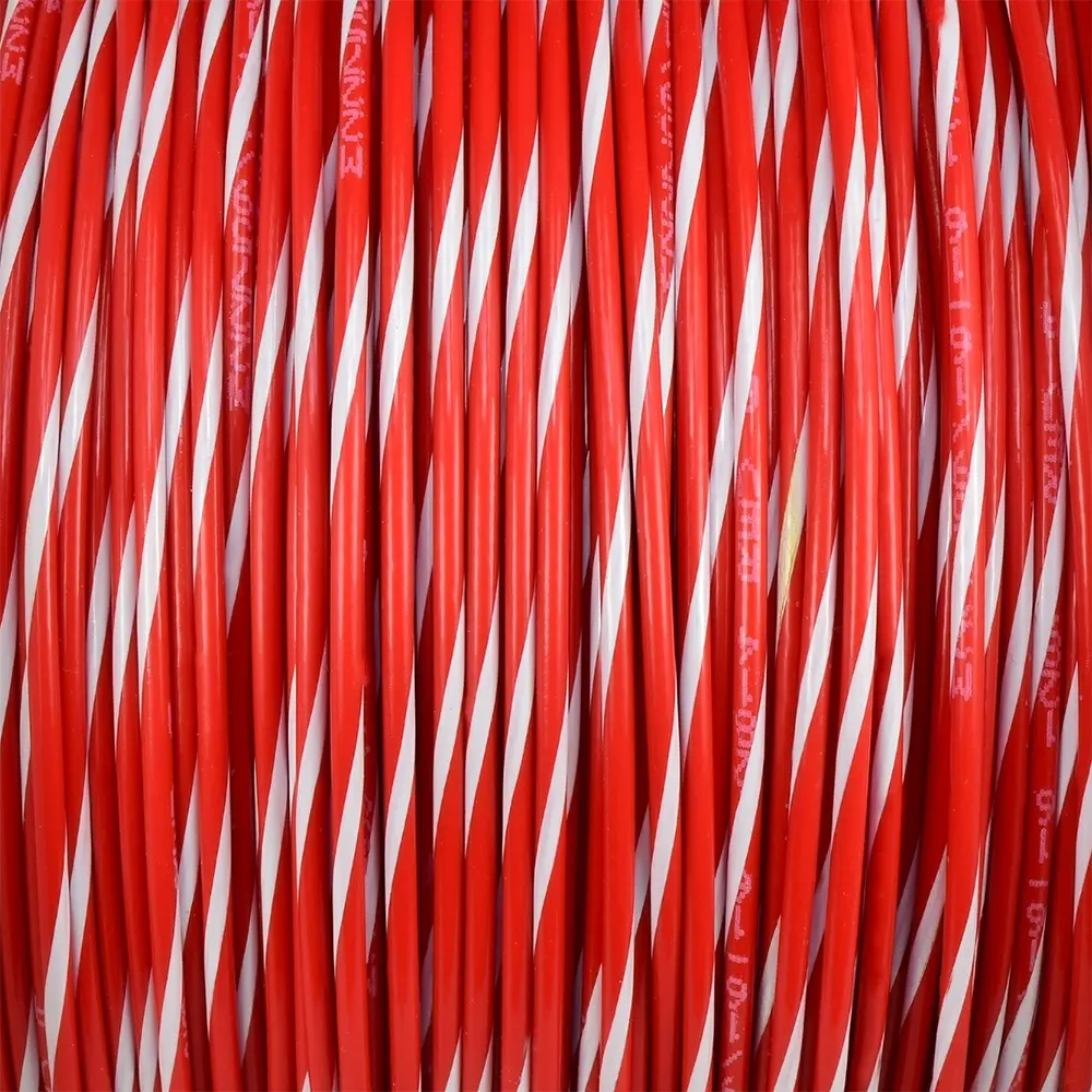 M22759/16-16-29 Red/White Wire Tefzel 16 AWG