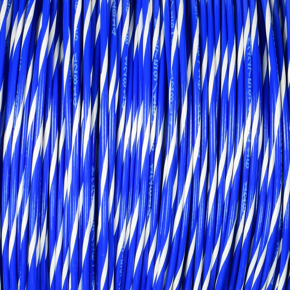 M22759/16-16-69 Blue/White Wire Tefzel 16 AWG