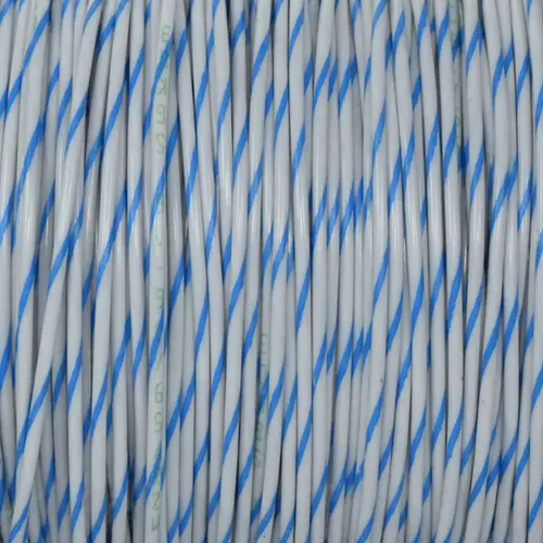 M22759/16-16-96 White/Blue Wire Tefzel 16 AWG