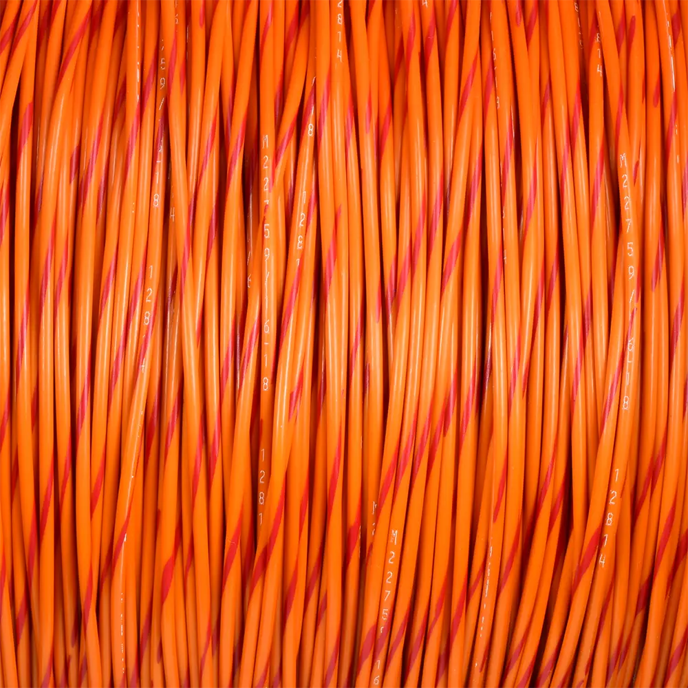 M22759/16-18-32 Orange/Red Wire Tefzel 18 AWG