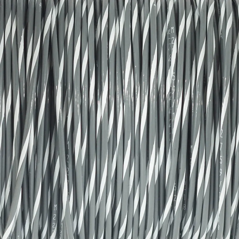 M22759/16-18-89 Gray/White Wire Tefzel 18 AWG