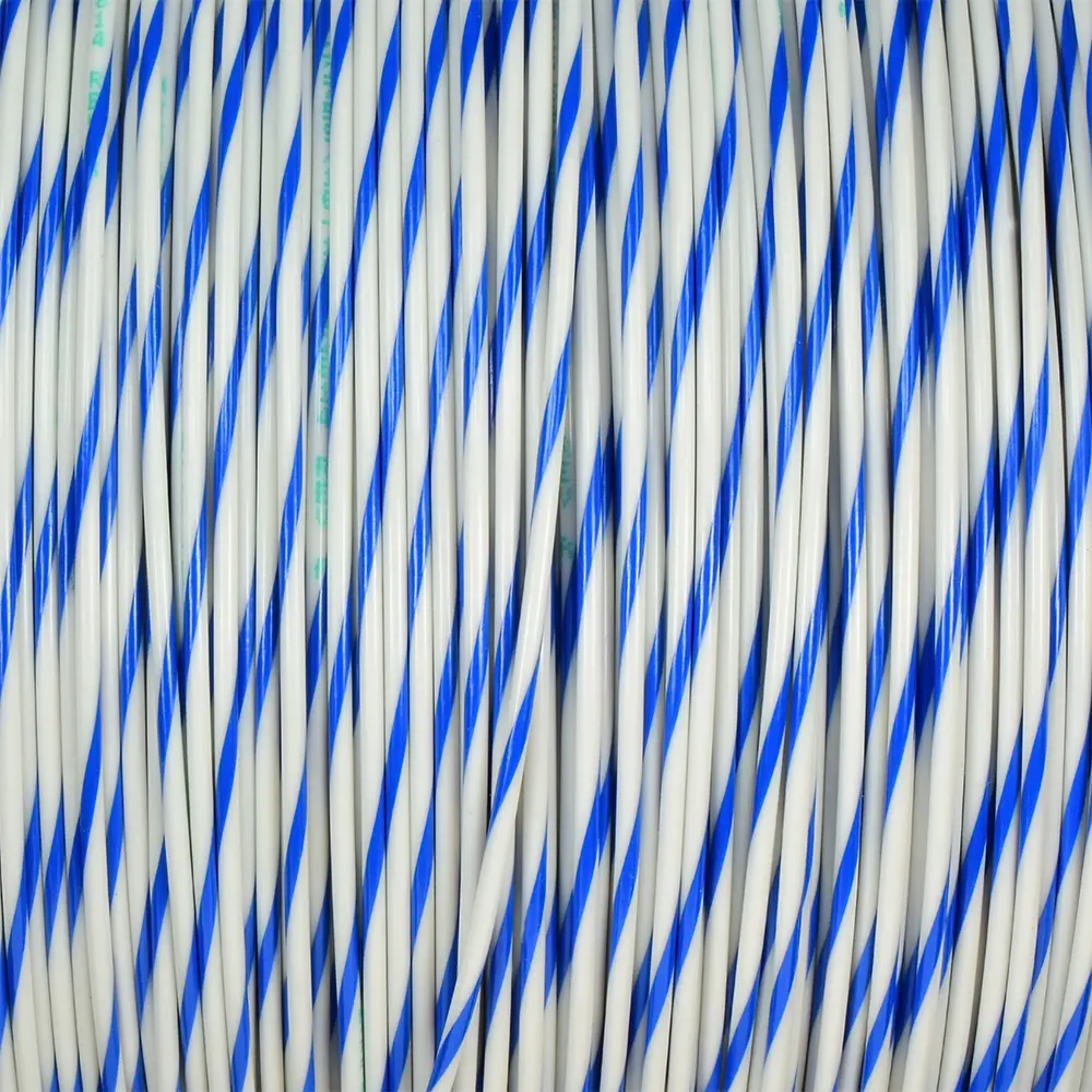M22759/16-18-96 White/Blue Wire Tefzel 18 AWG