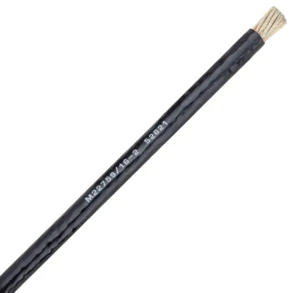 M22759/16-2-0 Black Wire Tefzel 2 AWG