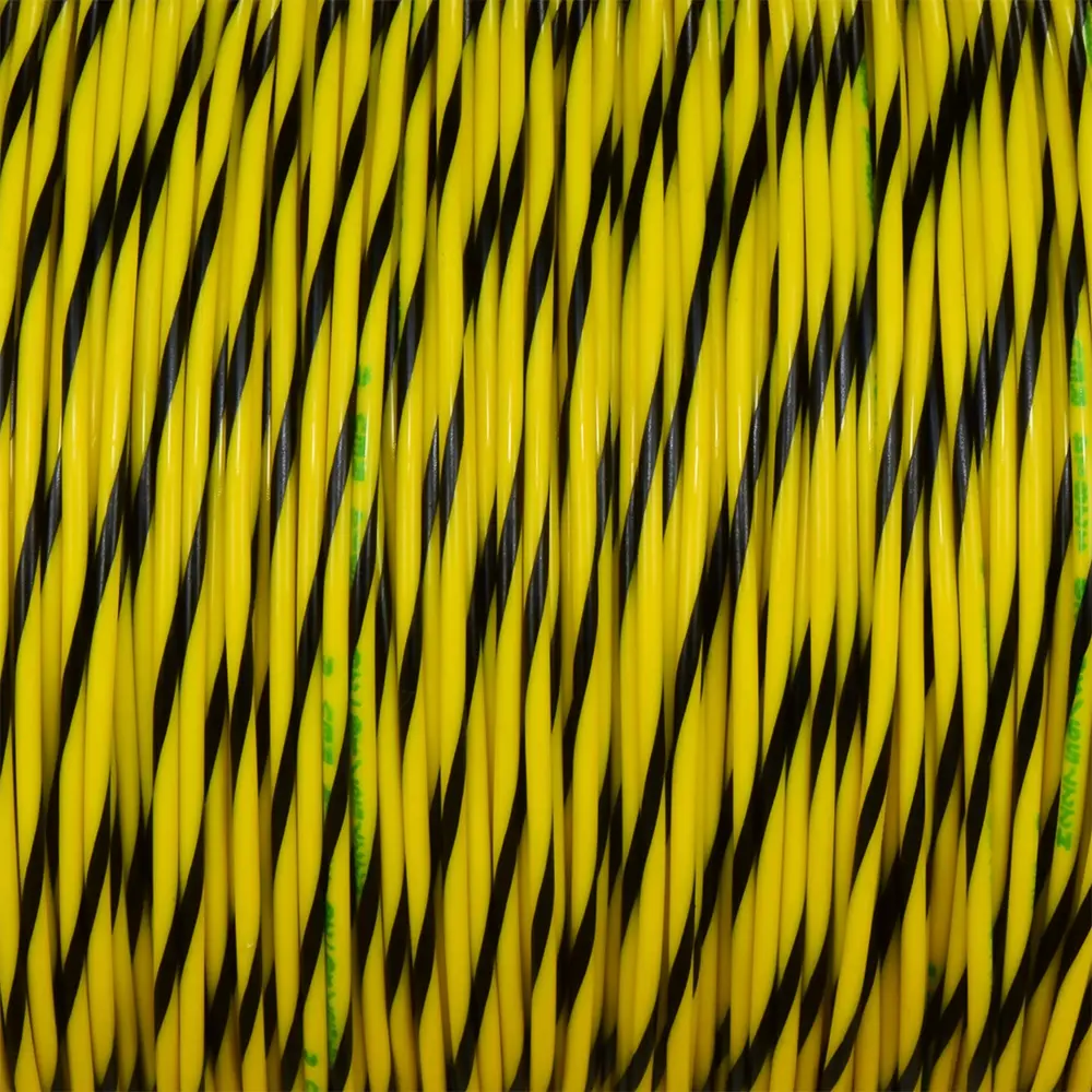 M22759/16-20-40 Yellow/Black Wire Tefzel 20 AWG