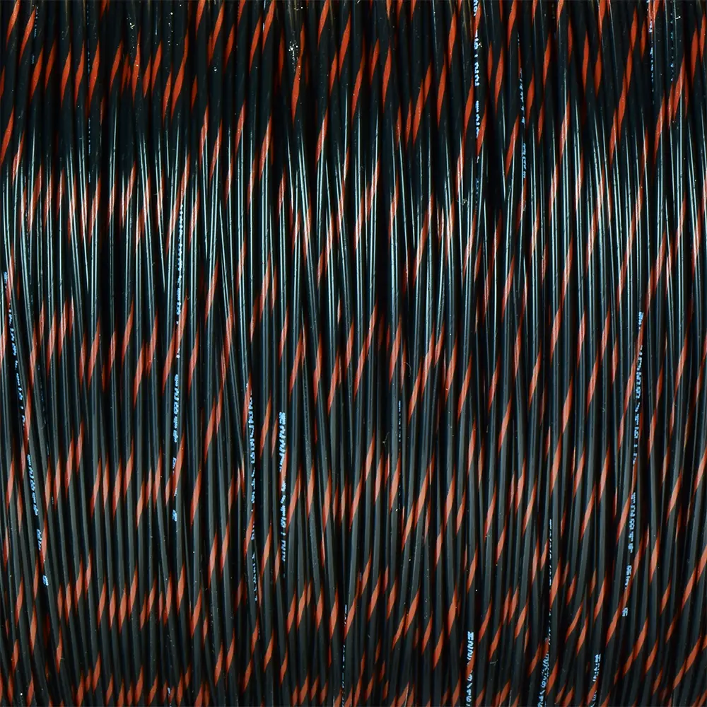 M22759/16-22-01 Black/Brown Wire Tefzel 22 AWG