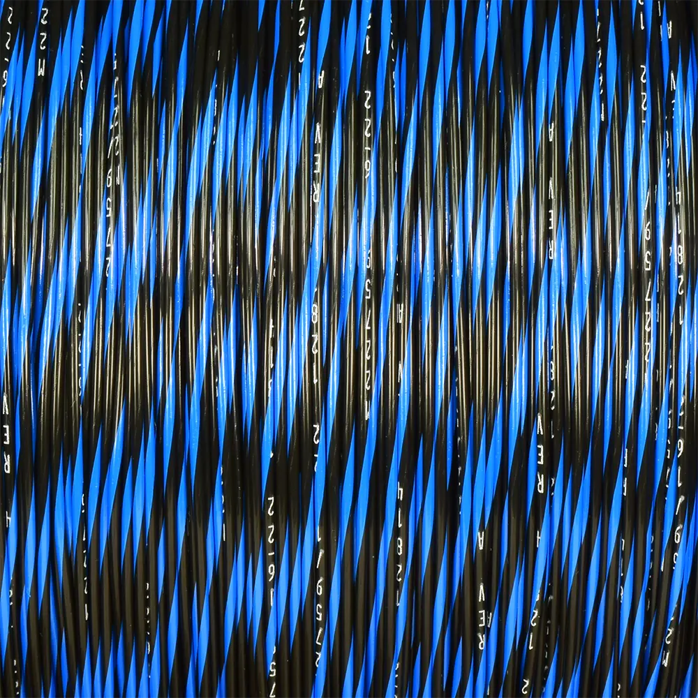 M22759/16-22-06 Black/Blue Wire Tefzel 22 AWG