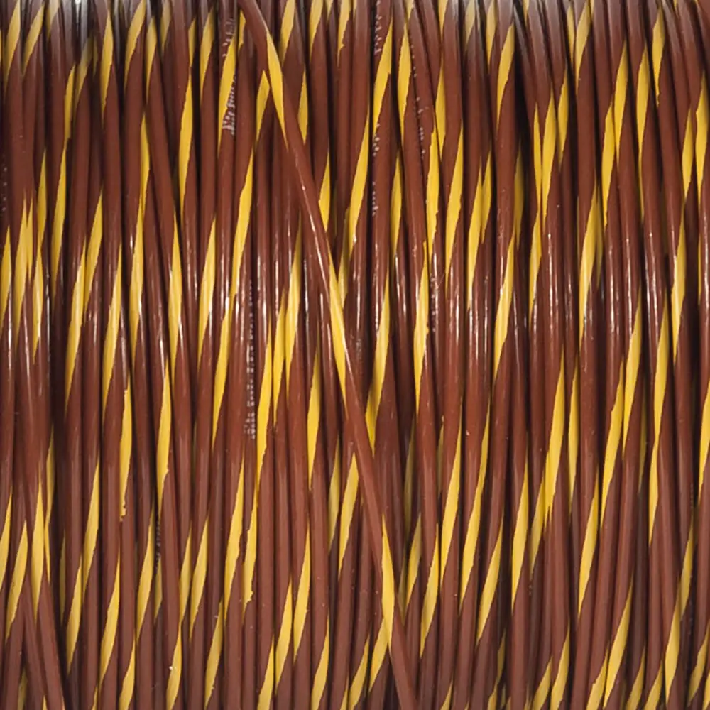 M22759/16-22-14 Brown/Yellow Wire Tefzel 22 AWG